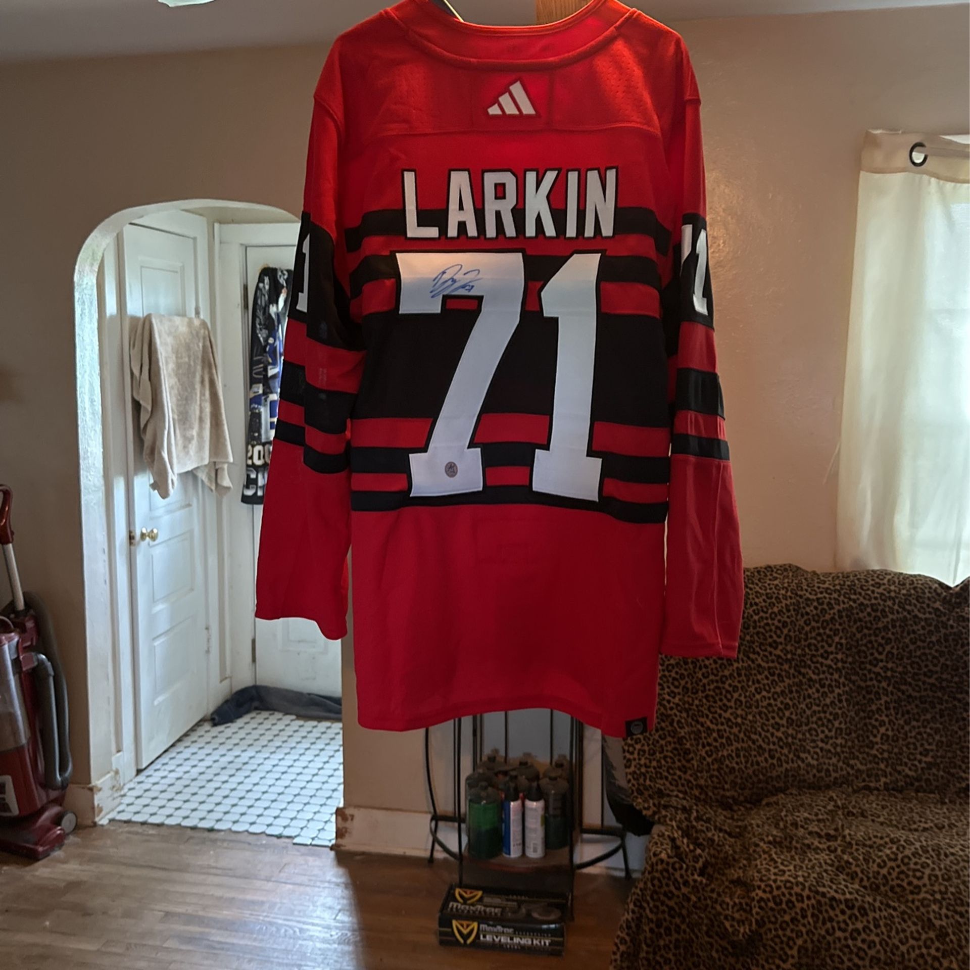 Hockey Jersey, And Warrior Stick