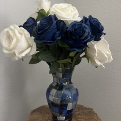 Mosaic Urn Vase