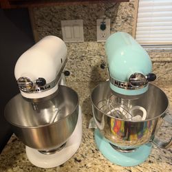 Two Kitchen aid Mixers!!
