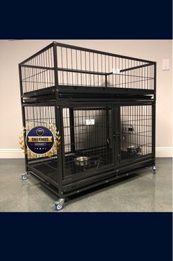 Dog pet cage kenenl size 43 with divider and whelp cage new in box 📦
