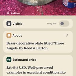 Brass Three Angels By Reed & Barton