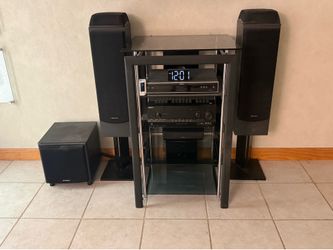 Sony Digital Audio/Video Control Center (Includes 3 Speakers with stands and Subwoofer)