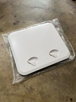 20.5"x18" ABS Boat Deck Access Hatch with Lid, White