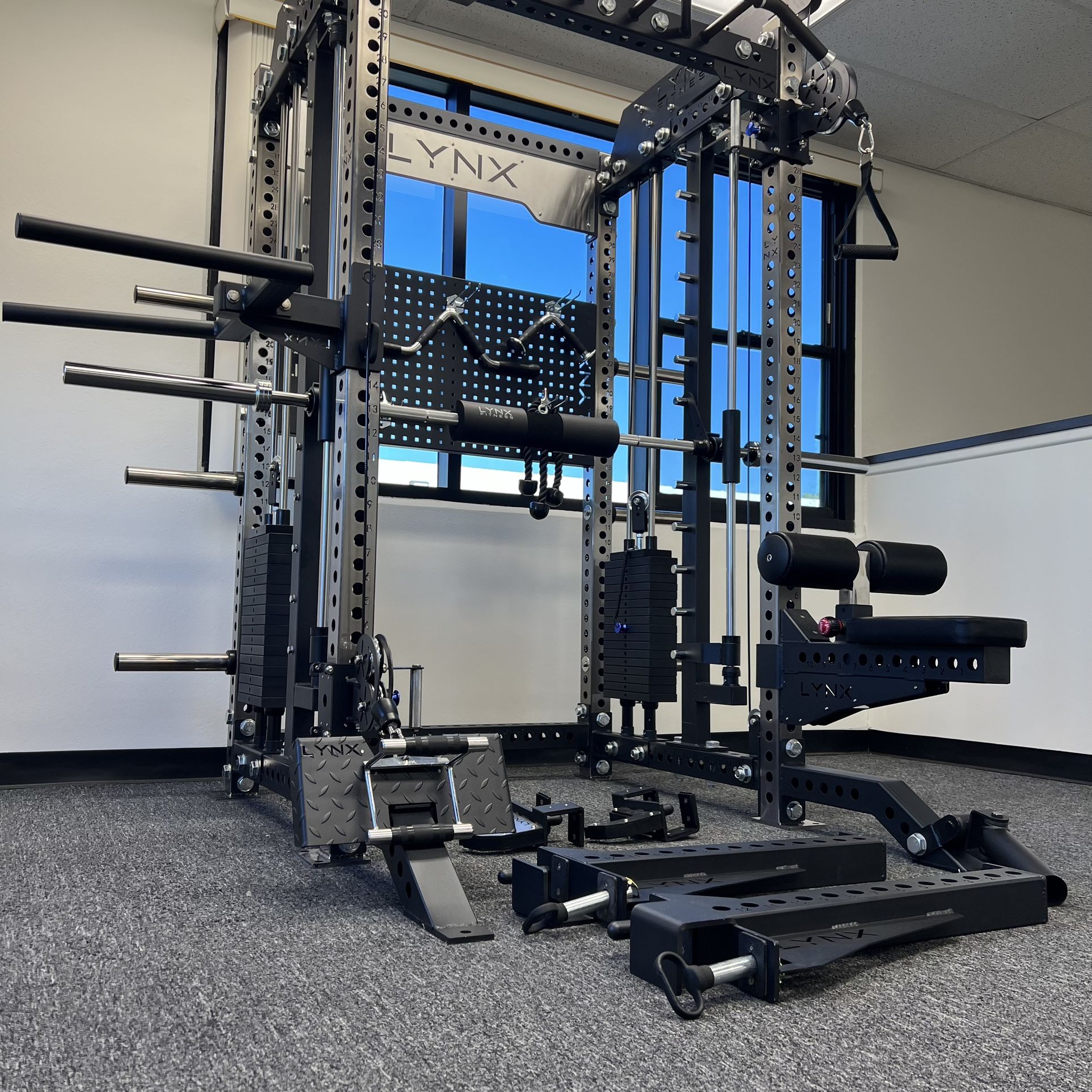 FREE DELIVERY🟢All In One Home Gym🟢 Functional Trainer🟢Smith Machine🟢Squat Rack🟢Cable Machine