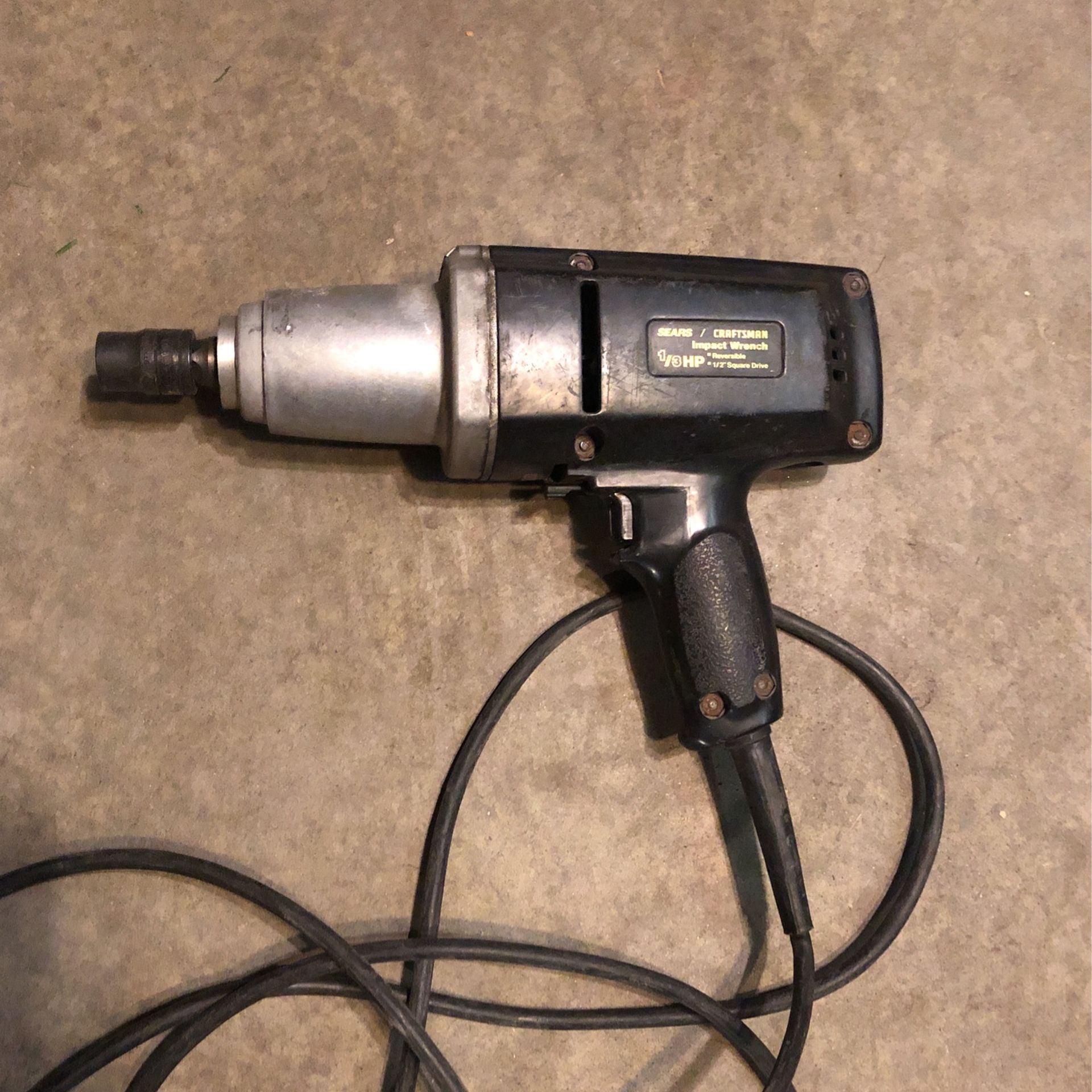 I/2 “ Electric Impact Driver Craftsman 