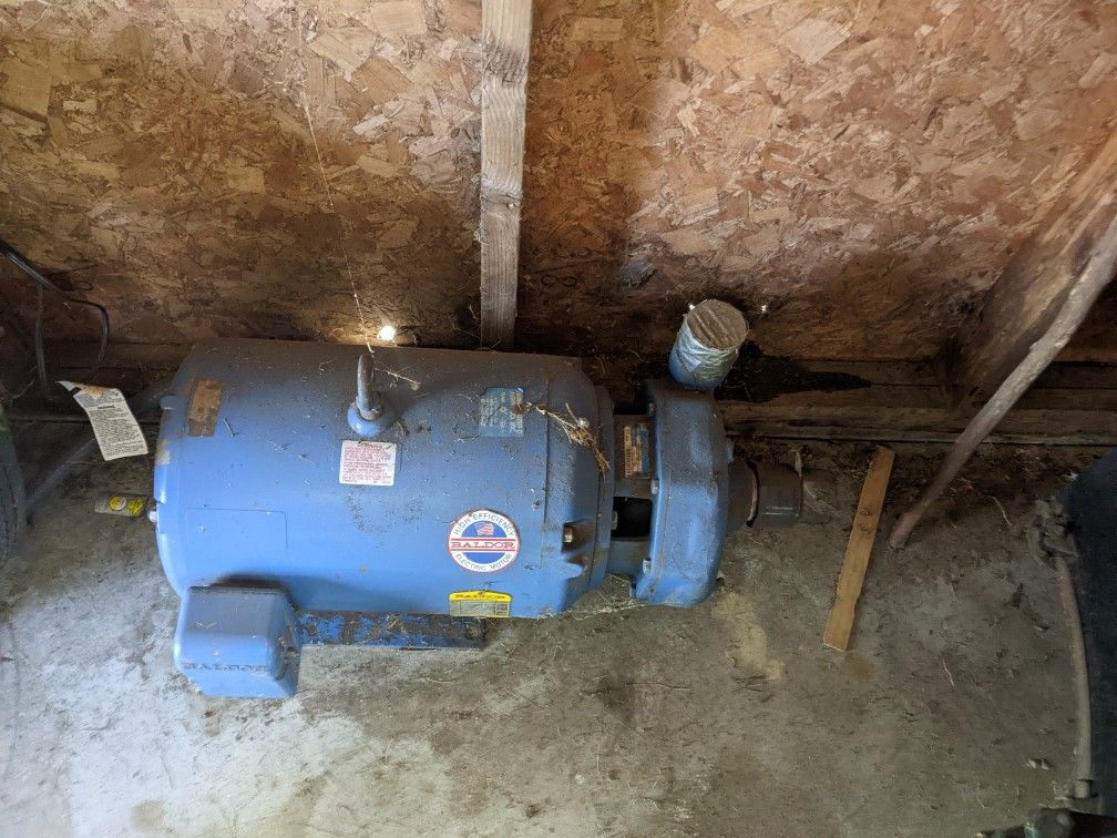 Baldor High Efficiency 20HP Motor W/ Pump
