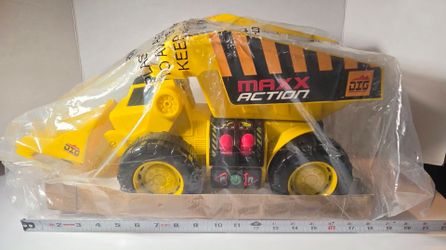 🔥🚧 BRAND NEW MAXX ACTION 2-N-1 DIG RIG EXCAVATOR & DUMP TRUCK 🚧🔥