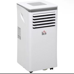 New in box 8000 BTU Portable Air Conditioner for Rooms Uo to 344 Sq.Ft., 4-in-1 Mobile AC Unit with Dehumidifier, Cooling Fan, Sleep Mode, Remote, 24H