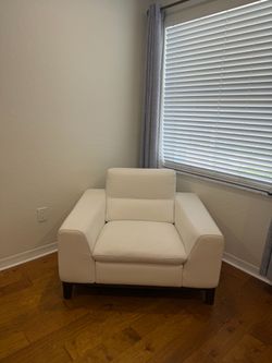 Cream/White Accent Chair – Modern Armchair – $150 OBO