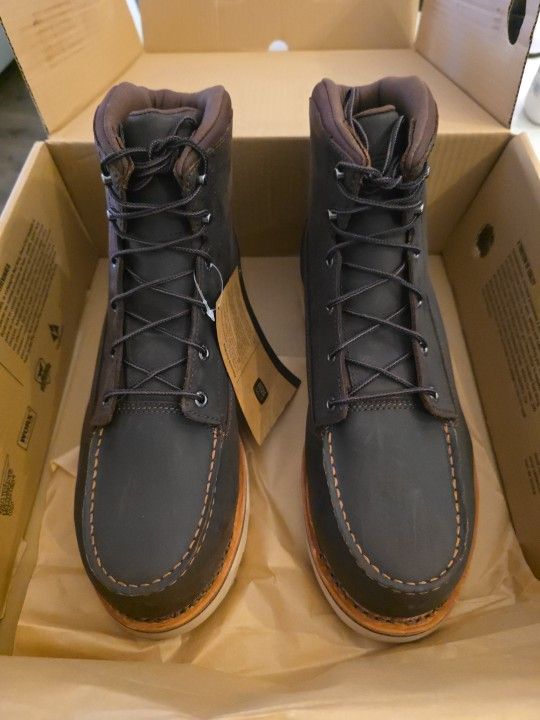 RED WING Traction Tred Men's Style 2449 12 E2 Safety Toe Waterproof Work Boots