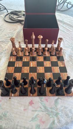 High quality stone chess set