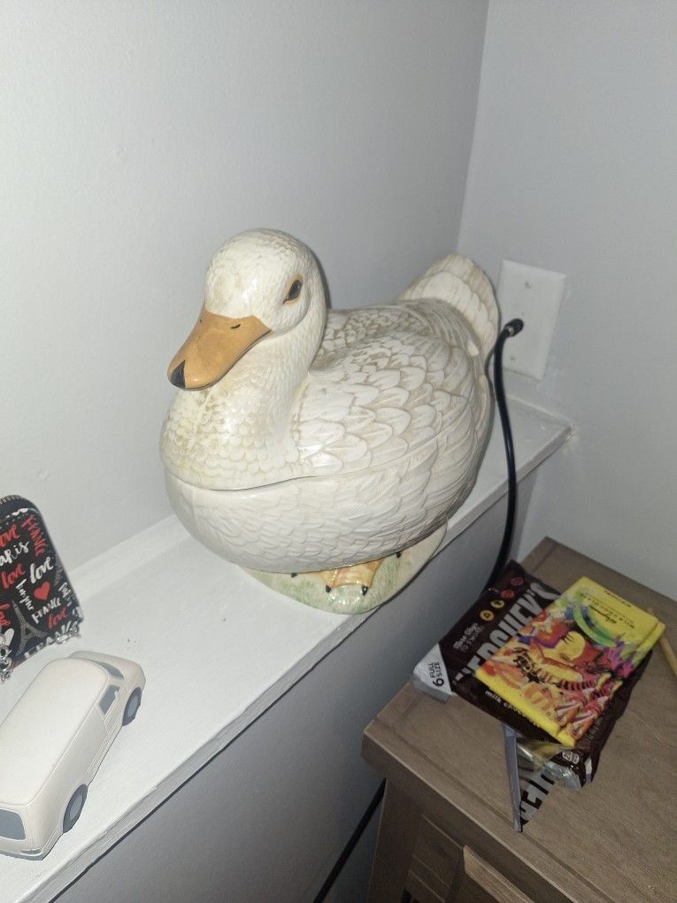 Ceramic Duck Dish