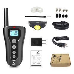 PatPet P-Collar 320 Dog Training Static Shock Vibration Tone Collar with Remote