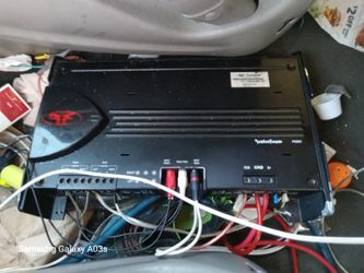 Car Amp Rocker Fosgate 4 Channel Amp. P4004. This Amp Will Run Subwoofer And Door And Rear Mid Speakers