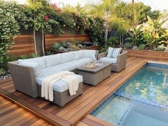 Outdoor Modular Wicker Sectional
