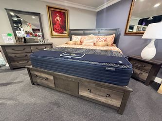 4 PC KING BEDROOM SET