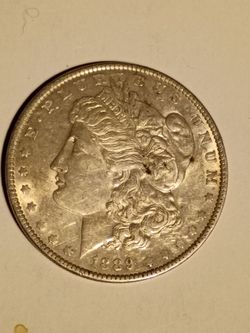 1889 P Morgan Silver Dollar