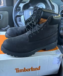 Men’s timberland 6 inch premiums black size 10.5