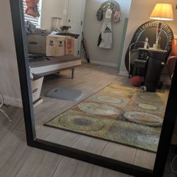 Mirror With Black Frame
