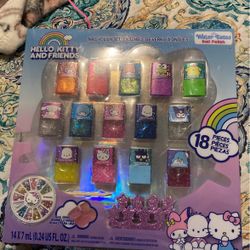 Hello Kitty In French Nail Polish Set
