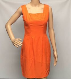 St. Rémo New York Orange Sheath Dress – NEW WITH TAGS – Size 4