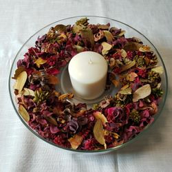 Potpourri & Candle Holder/One Piece Chip N Dip Bowl