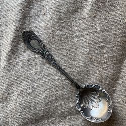 Antique Victorian Era Silver Spoon