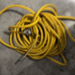 Truck Inflator Kit, 3/8''×50ft Hybrid Air Hose with 1/4''MNPT Endings, Universal Glad Hand&Chuck