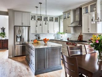 Freedom to Choose Grey & White Cabinets – Call Now for 50% Off