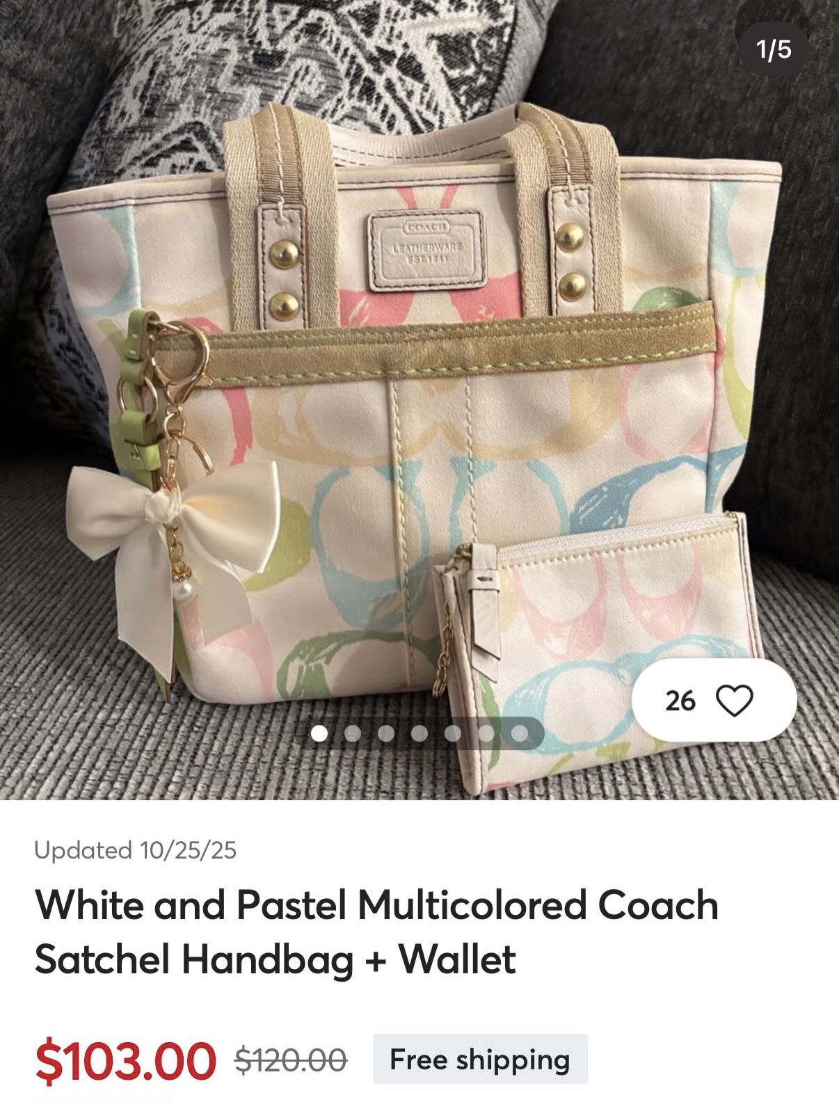 Vintage Coach Purse