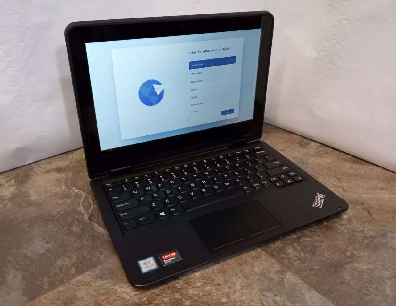 Lenovo Thinkpad Yoga 11e Laptop 11.6" Touchscreen PC Intel Quad Core Processor 128GB Solid State Drive 8GB DDR3 RAM, Webcam, LED, HDMI, Bluetooth, Win