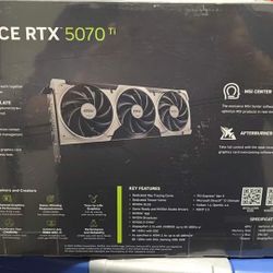 RTX 5070 ti 