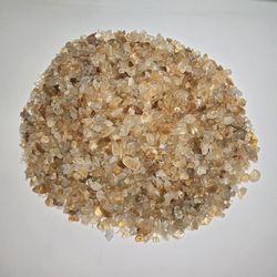 1 Lb. Package Natural Citrine Chips Premium Quality from Brazil Aka Crystal Confetti for Crafts, Vase Filler, Decorations 