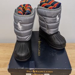 NEW Polo Ralph Lauren Vancouver Kids Winter Boots toddlers size 6