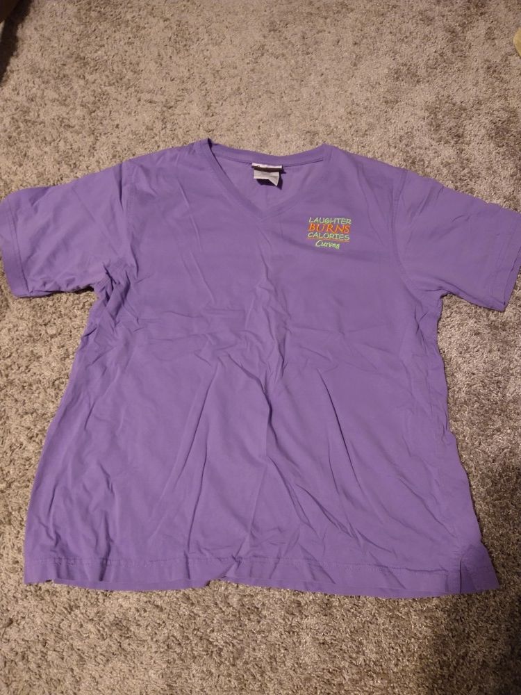 Curves Purple T-shirt