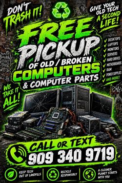 Computers/parts pickup