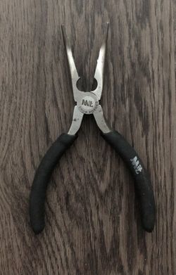MiT 6” Drop Forged Curved Long Nose Pliers