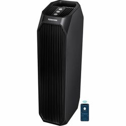 Toshiba Feature Smart WiFi Purifier, True HEPA Air Cleaner, Designed for Allergies, Pollen, Pets, Odors, Smoke and Dust, Works with Alexa, Black

