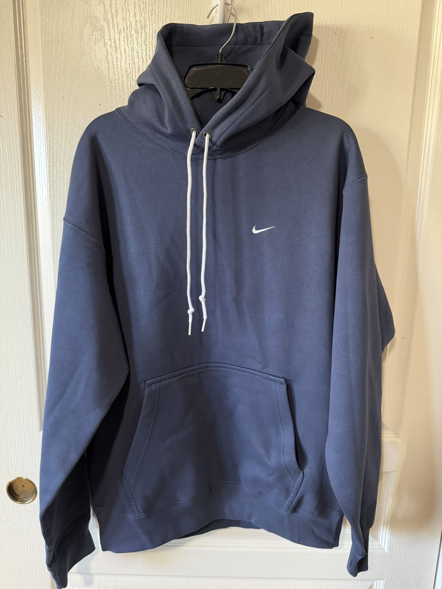  Men's Nike Solo Swoosh Fleece Heavyweight Hoodie Sweater Sz M Medium TALL 