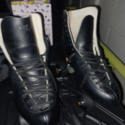 New Mens Black Reidell Roller Skates 