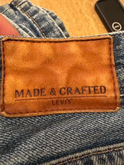 2010-era pre-owned Levi's Made & Crafted Ruler Straight jeans , 32” X 34”