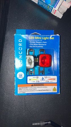 Bike light front and back