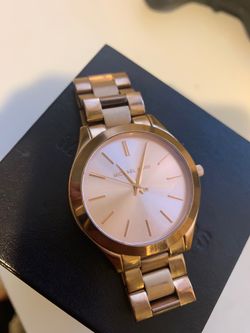 Micheal kors rose gold watch