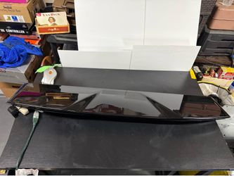 Gloss Black Rear Trunk Lip Spoiler Wing OEM/Aftermarket Unknown Fitment