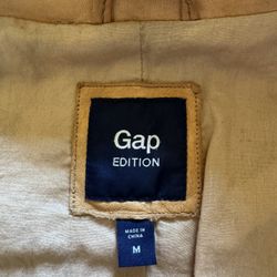 Tan Gap Leather Jacket