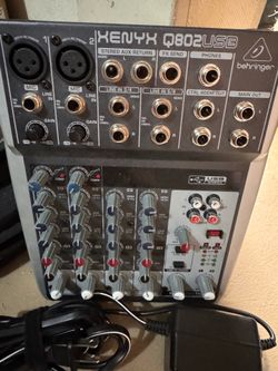 behringer xenyx q802usb