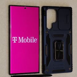 SAMSUNG GALAXY S22 ULTRA 5G 128 GIGABYTES IN BLACK COLOR. PHONE IS UNLOCKED FOR ANY COMPANY CARRIER 