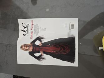 JaC Costumes Gothic Vampira Adult Costume
