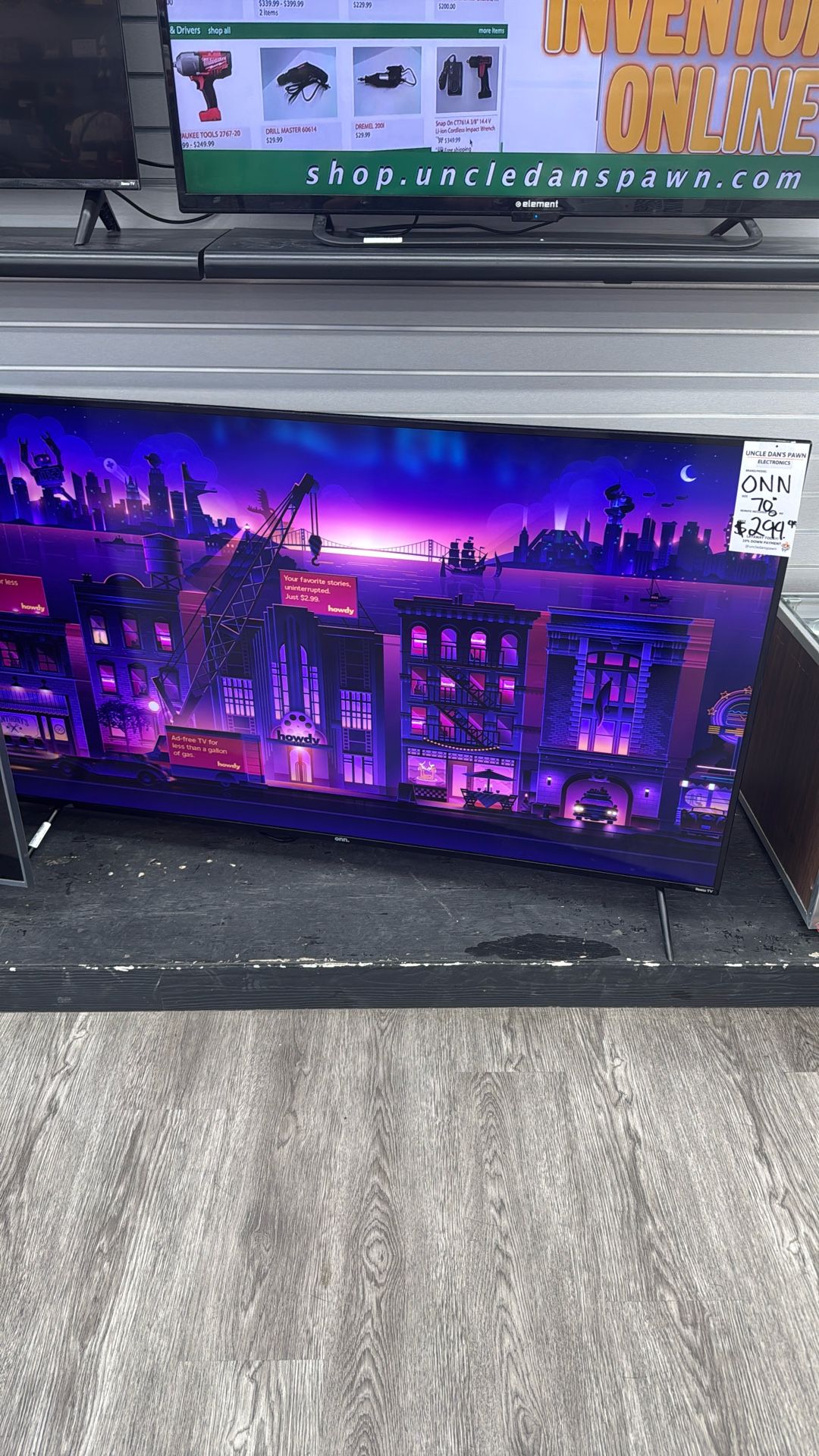 Onn 70” With Remote