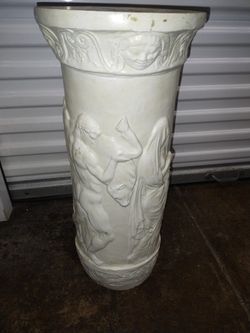 Herculean Pedestal Resin Replica